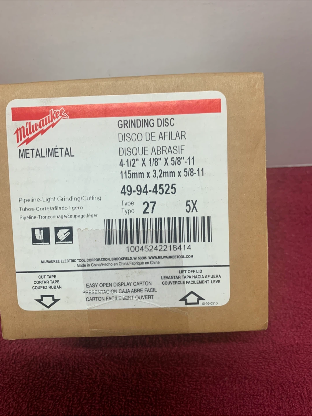 MILWAUKEE GRINDER DISCS - photo 2