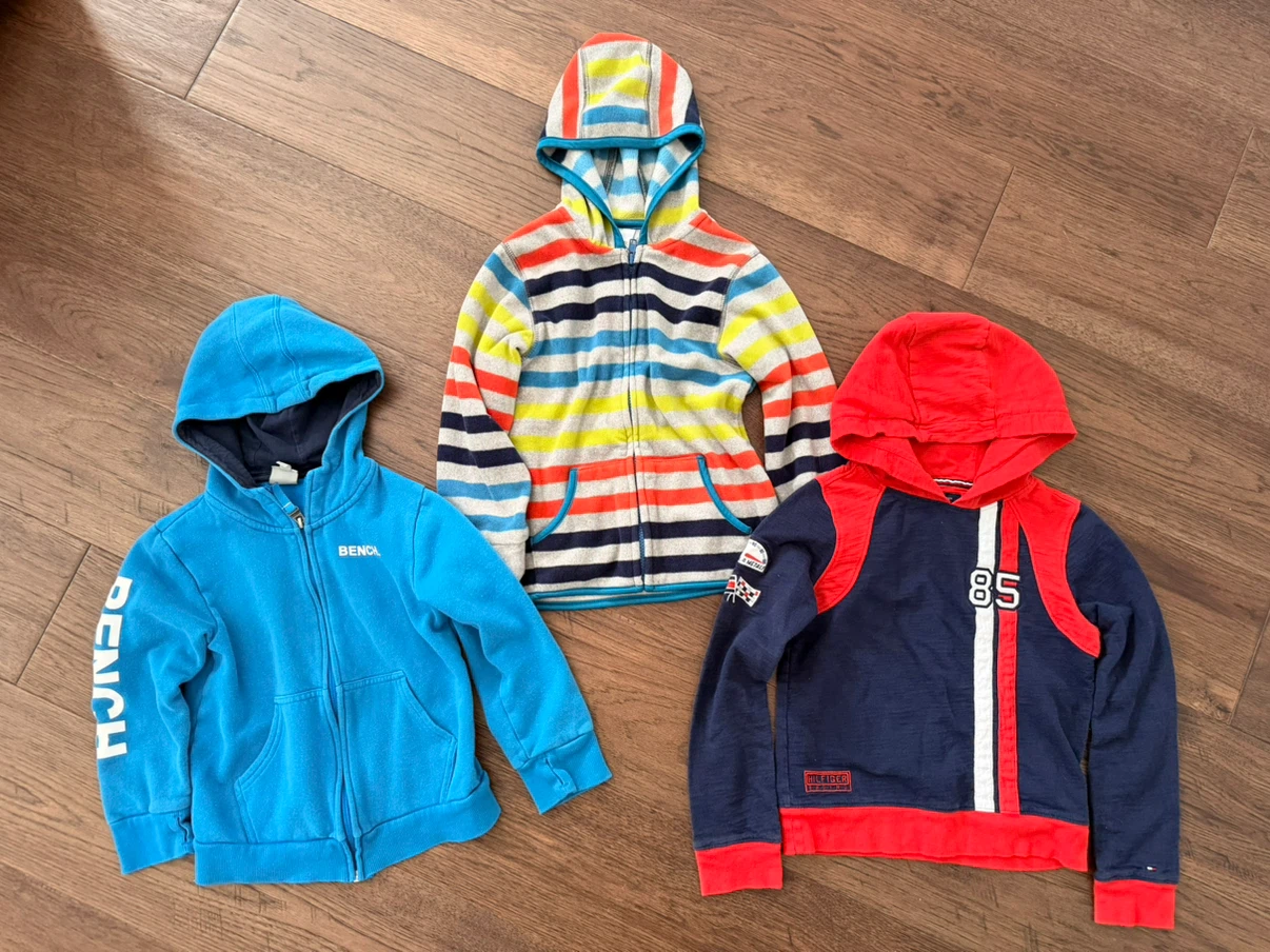 $5 for all!! Bundle of 3 Kids Hoodies - Tommy Hilfiger & Bench