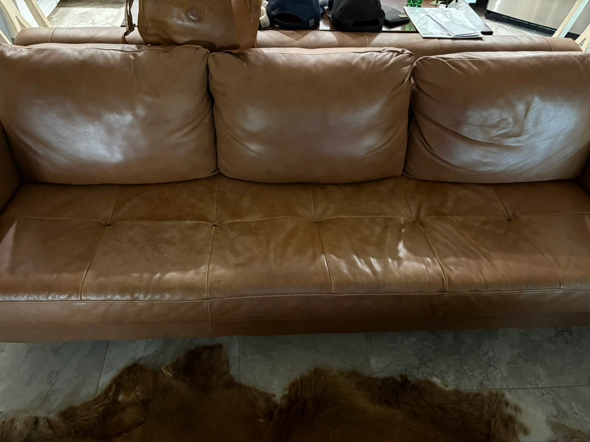 Set of leather sofas - photo 4