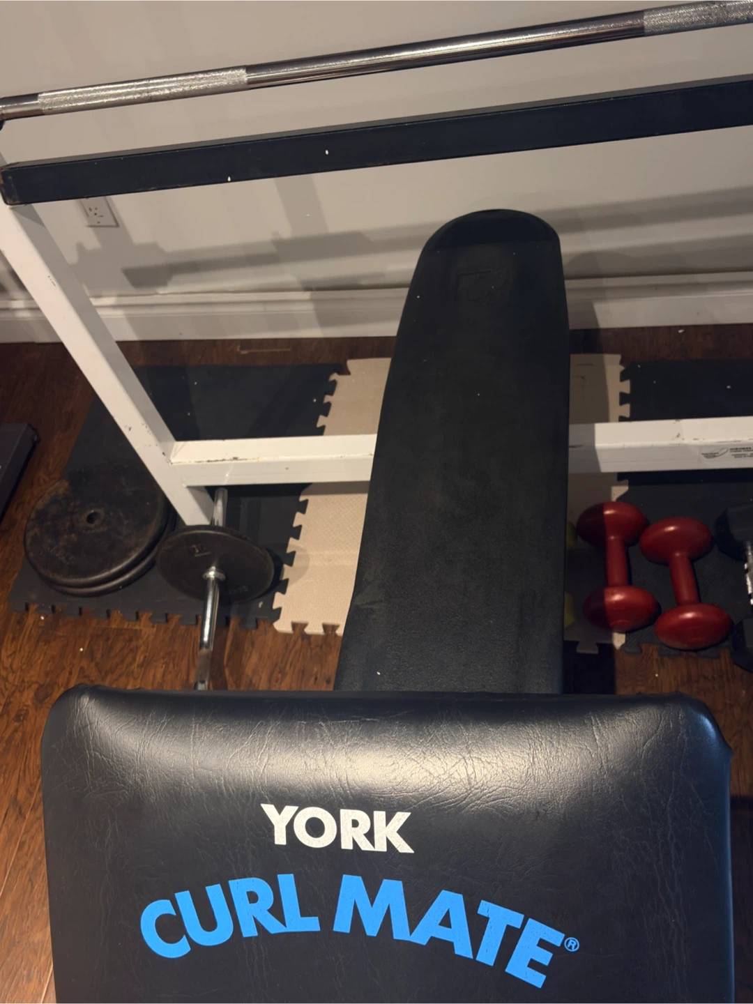York Curl Mate Weight Bench - photo 2