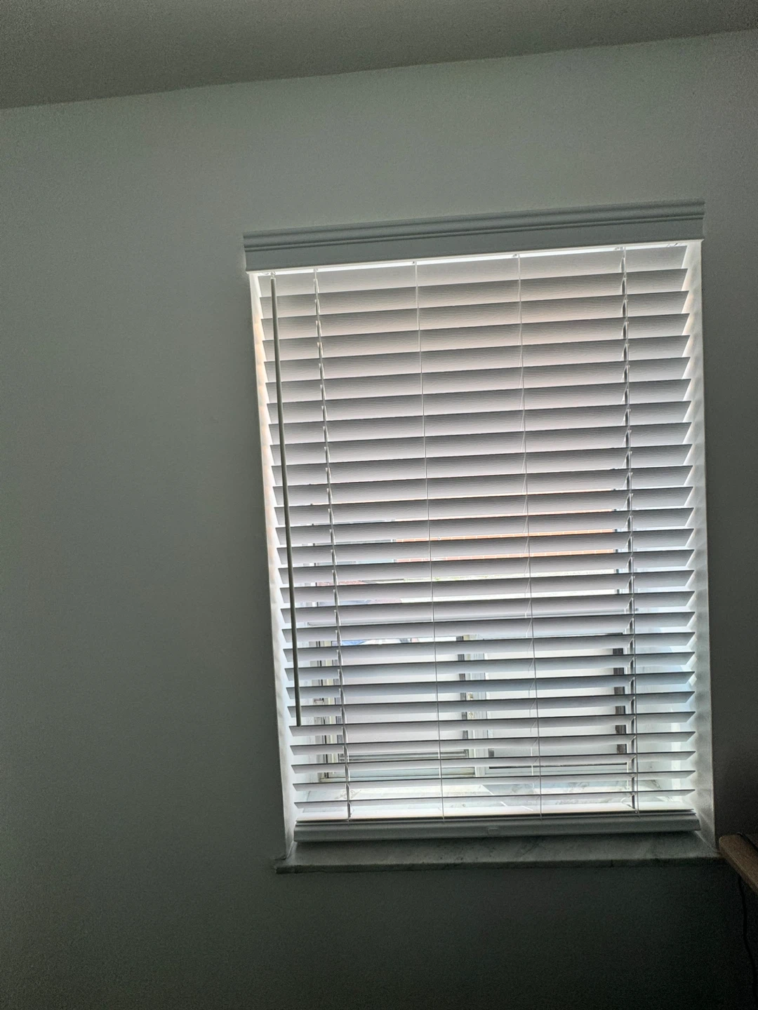 White Horizontal Blinds