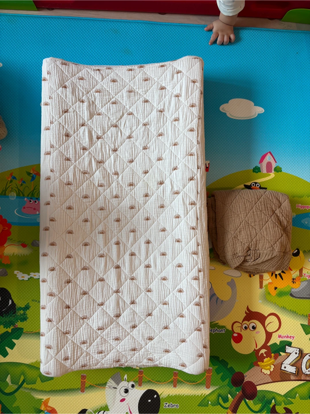 Quilted Baby Changing Pad with Covers