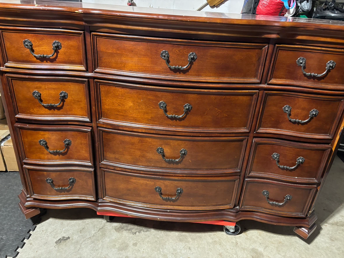 Wooden Dresser with 11 Drawers - photo 2