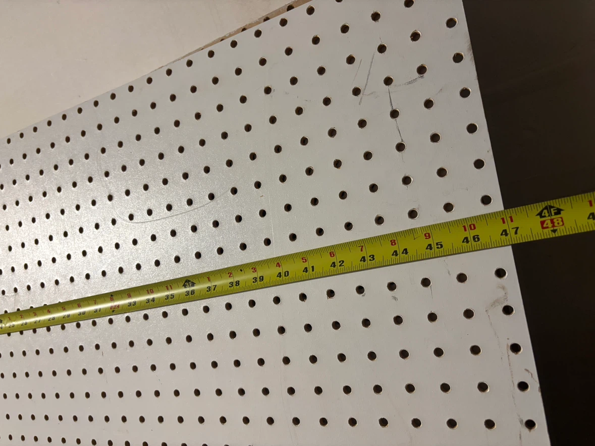 White Pegboard Panel- 3 - photo 3