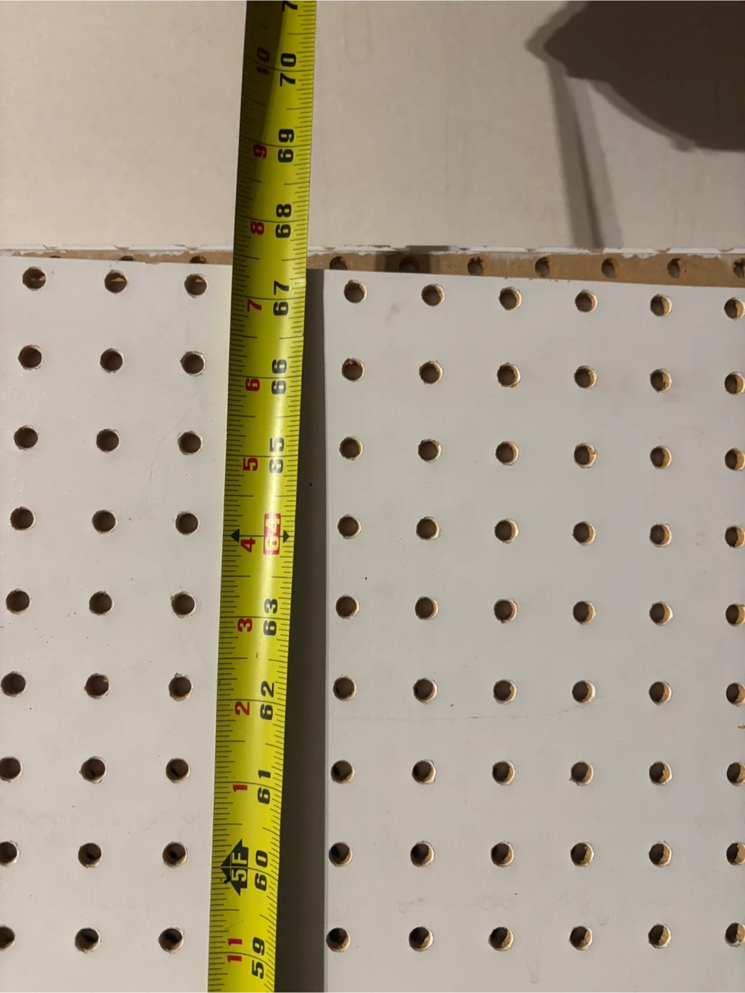 White Pegboard Panel- 3 - photo 4