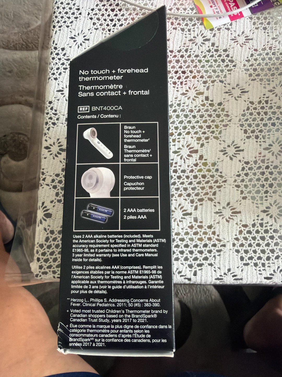 Braun No touch + forehead thermometer - photo 2