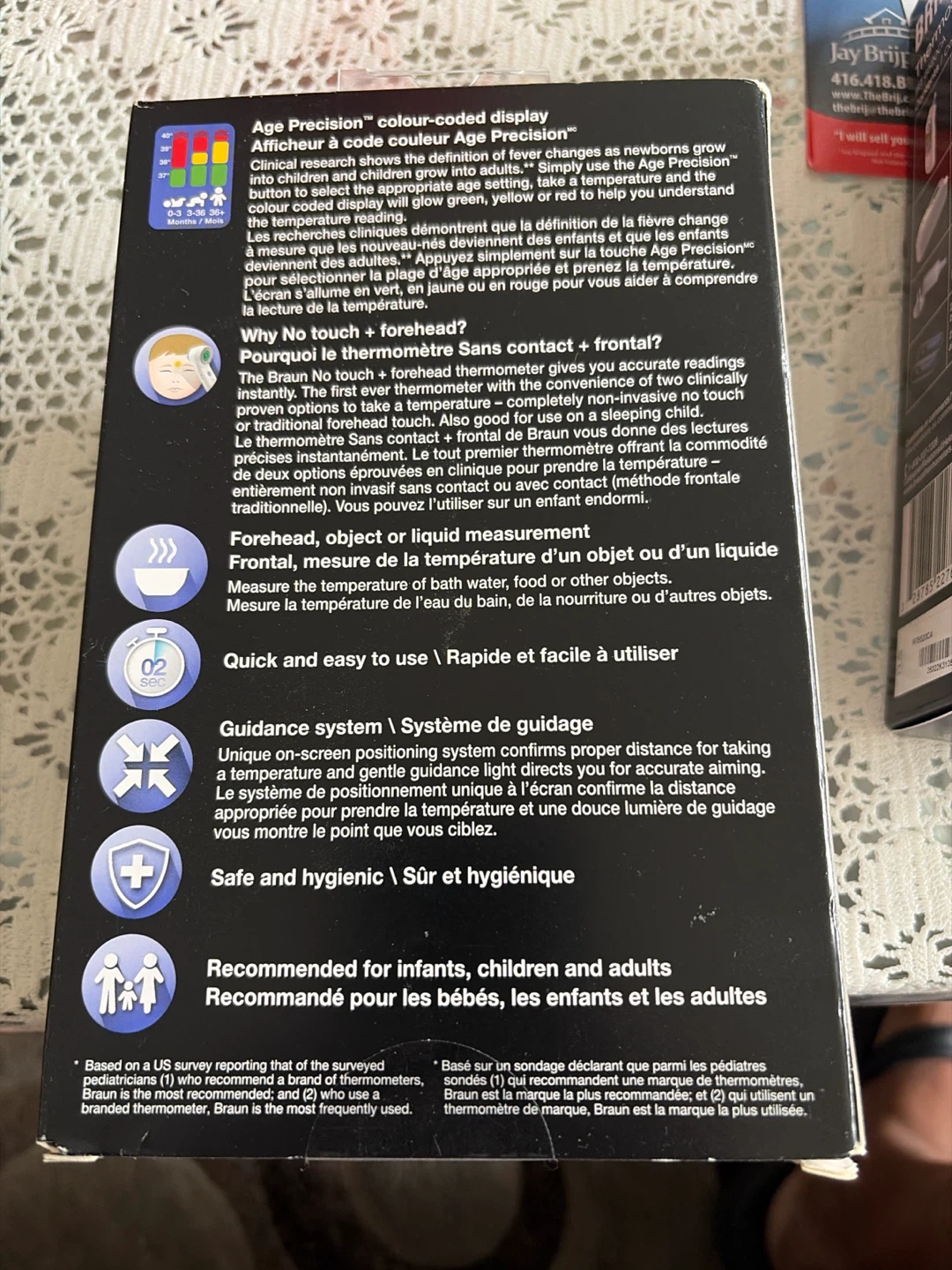 Braun No touch + forehead thermometer - photo 3