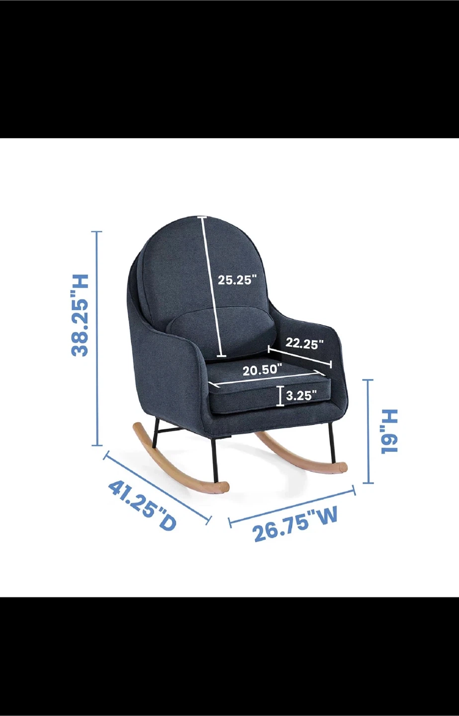 Delta Children Ella Upholstered Rocker - photo 2