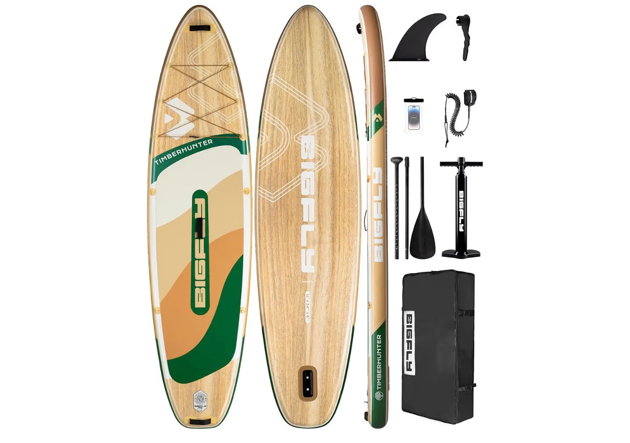 BIGFLY Timberhunter Inflatable Stand Up Paddleboard 11'x34"x6"