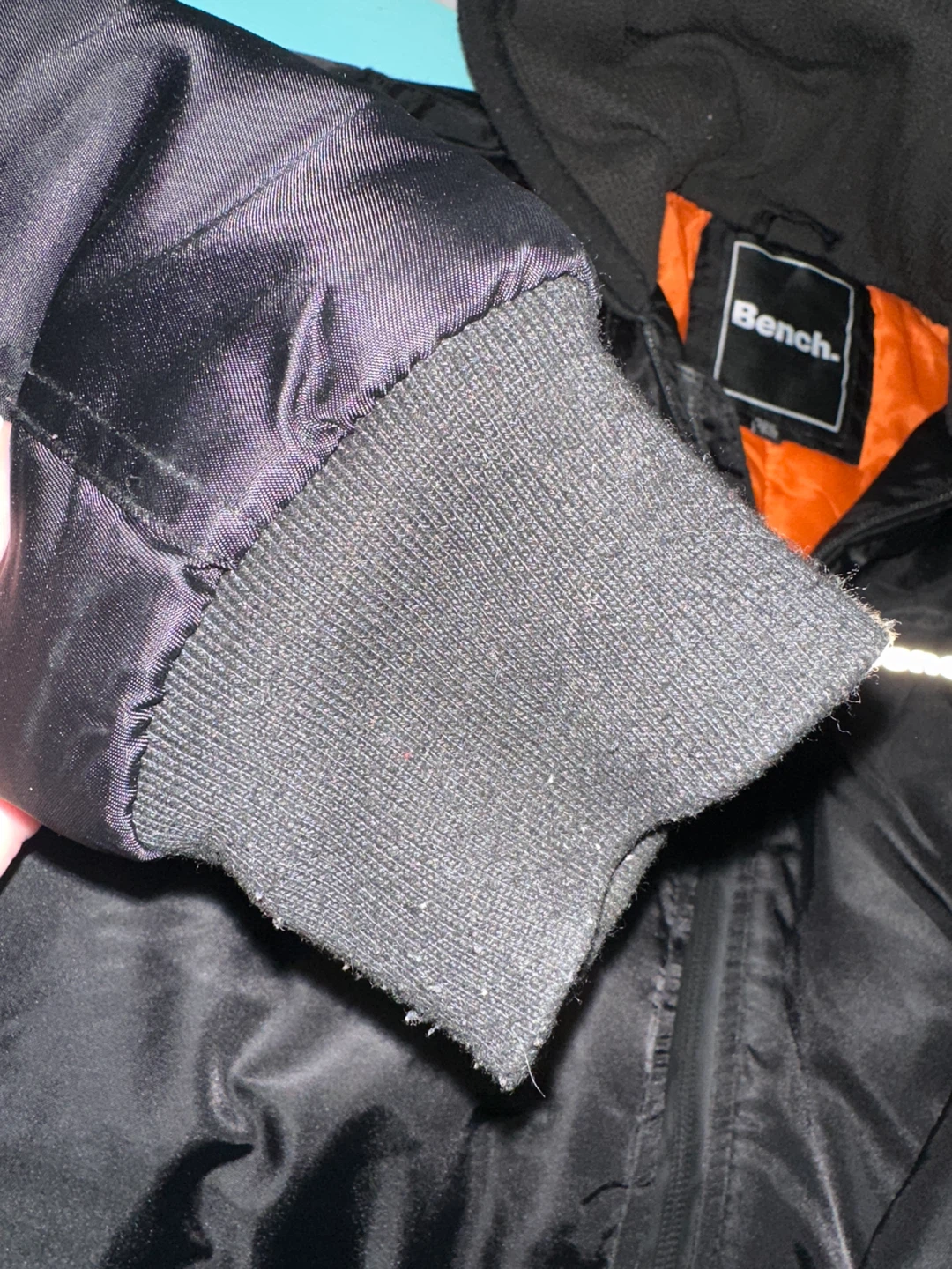 Bench. Black Hooded Bomber Jacket - photo 3