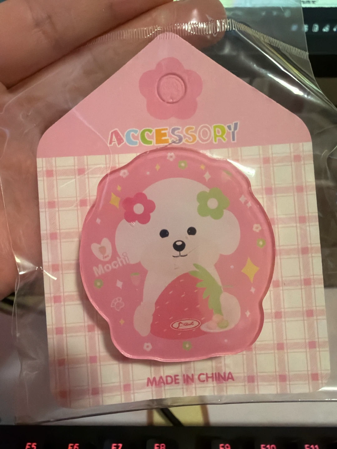 Cute Mochi Dog pop socket