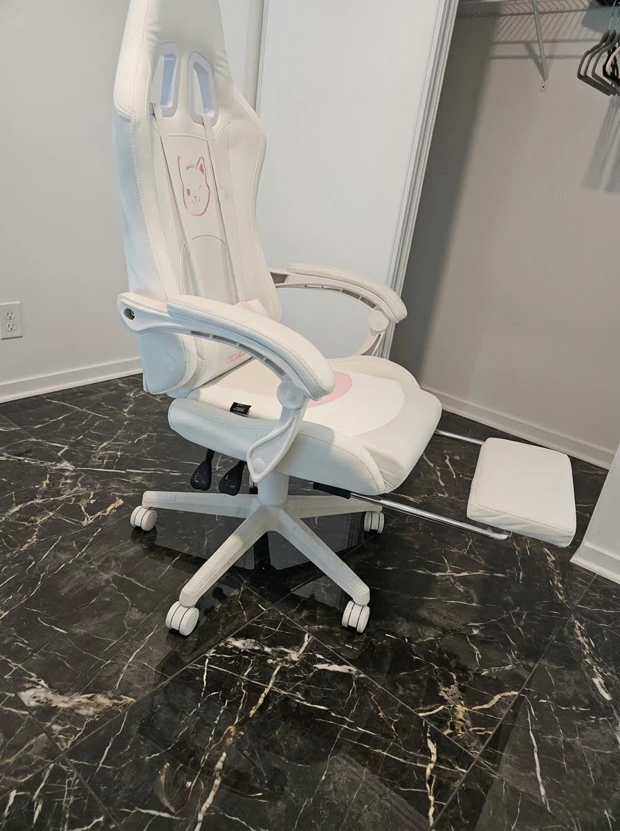 Dowinx Cat Gaming Chair - White - photo 3