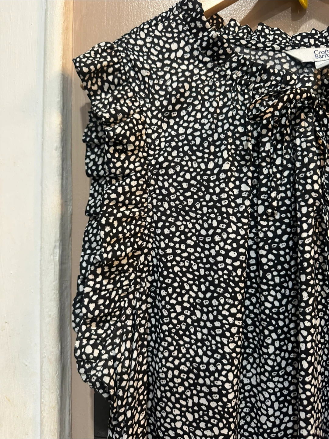 Croft & Barrow Black & White Print Dress XXL - photo 4