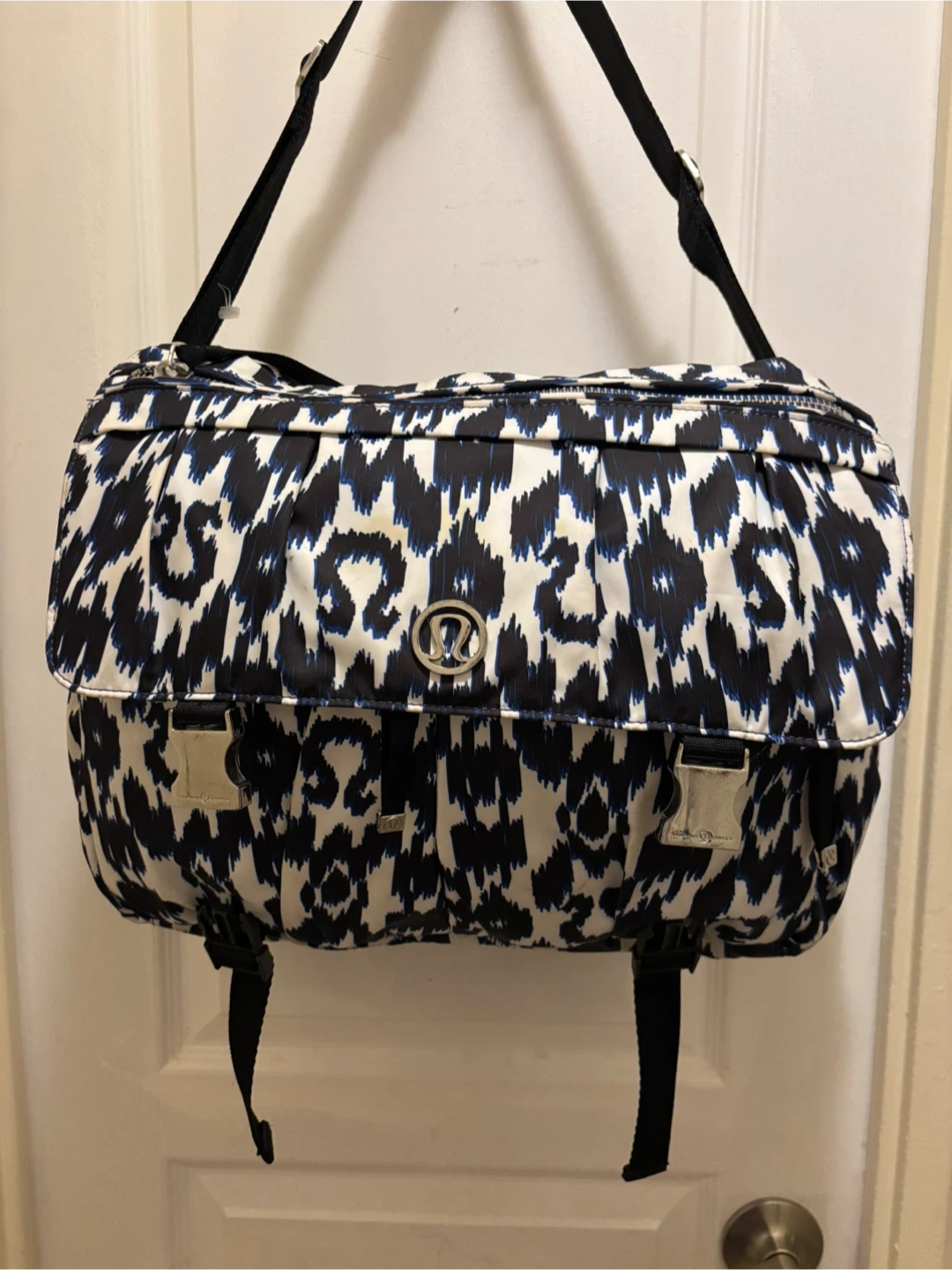 Lululemon Leopard Print Messenger Bag