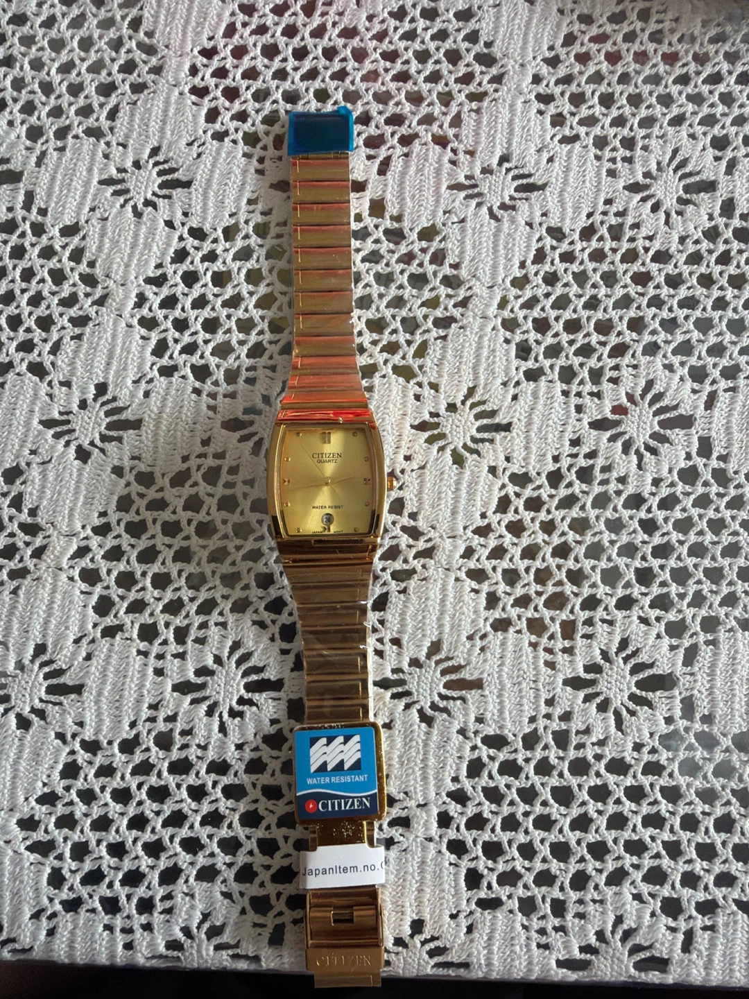 Citizen Quartz Gold Tone Water Resistant Watch