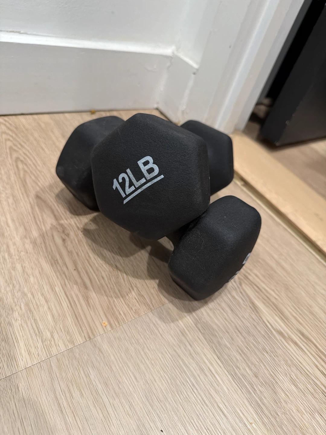 Set of 4 Hex Dumbbells - 12LB Each