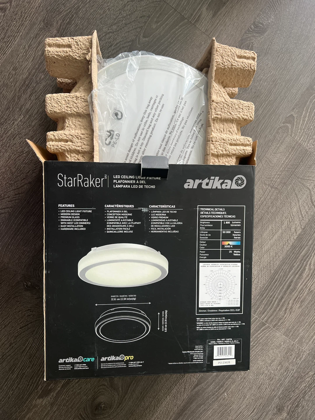 NEW Artika StarRaker LED Ceiling Light - photo 3