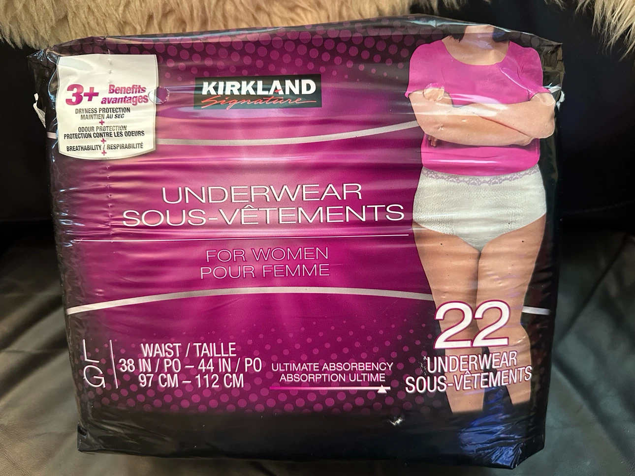 Women's Protective Underwear - Size L - 22 Count - photo 3
