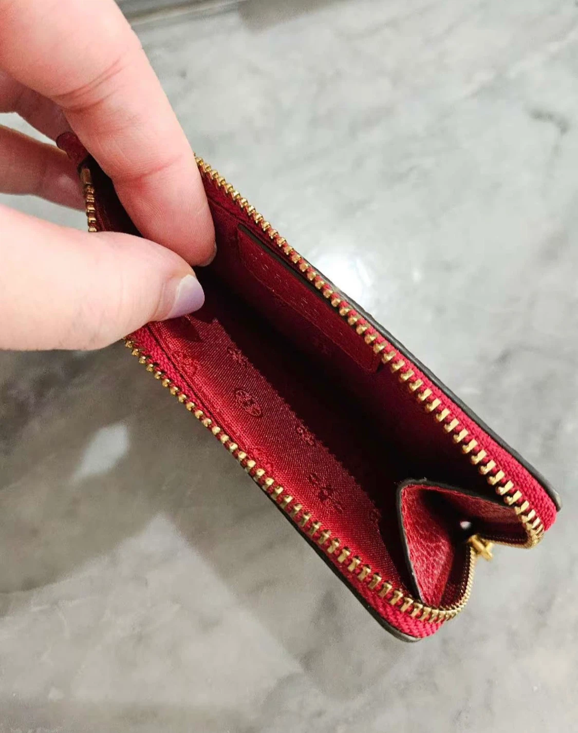 Tory Burch Red Tiger Card Holder - NEED YO SELL EVERYTHING - photo 2
