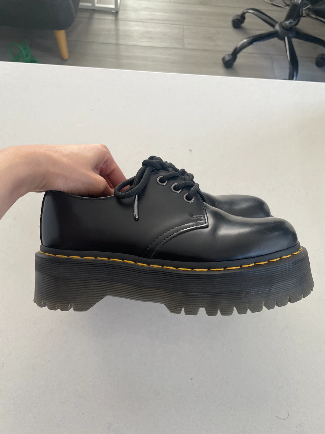 Dr. Martens Quad Platform Shoes