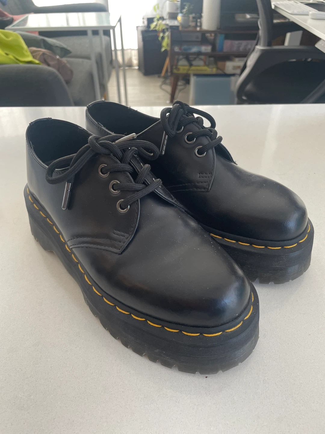 Dr. Martens Quad Platform Shoes - photo 3