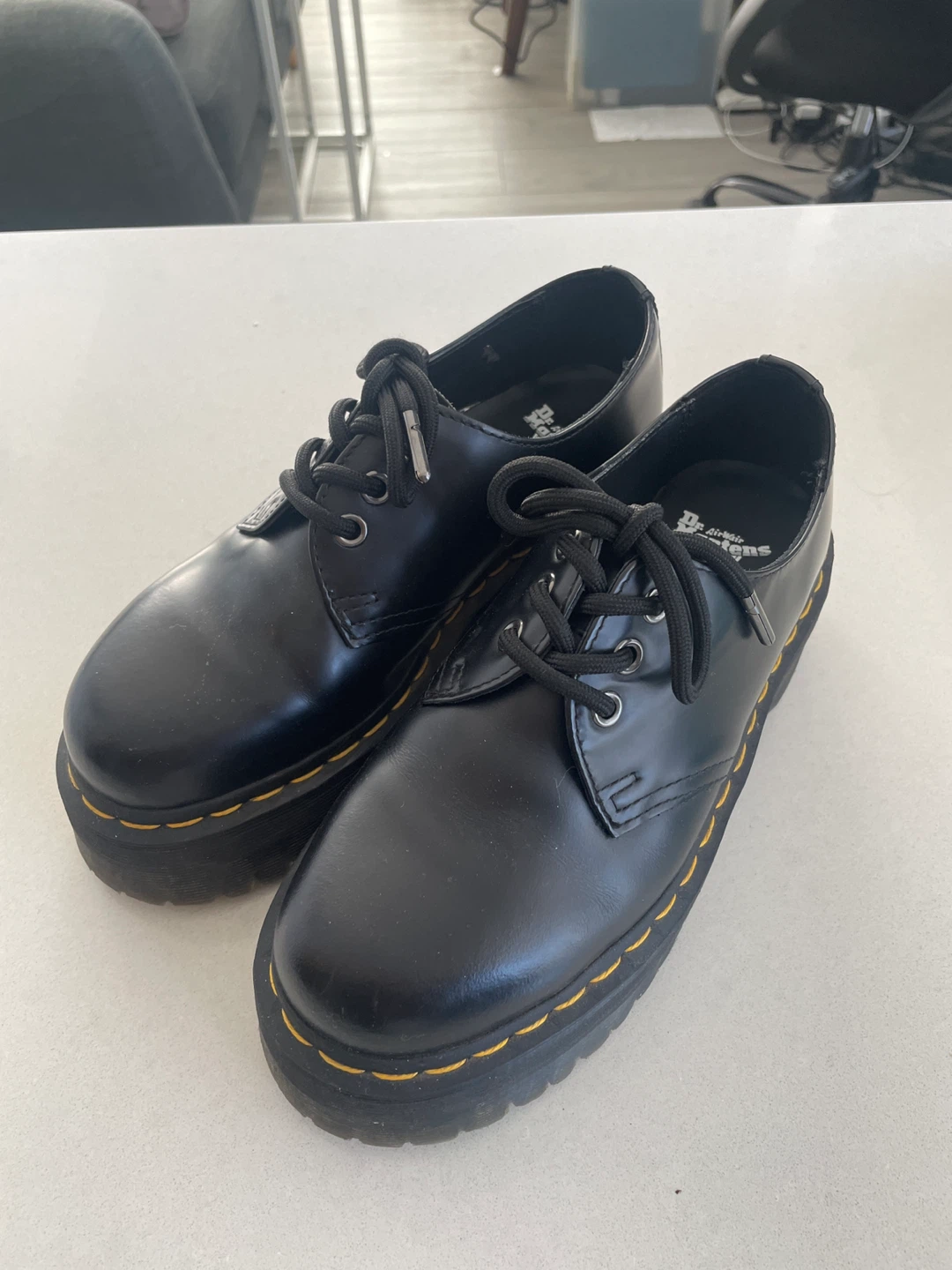 Dr. Martens Quad Platform Shoes - photo 4