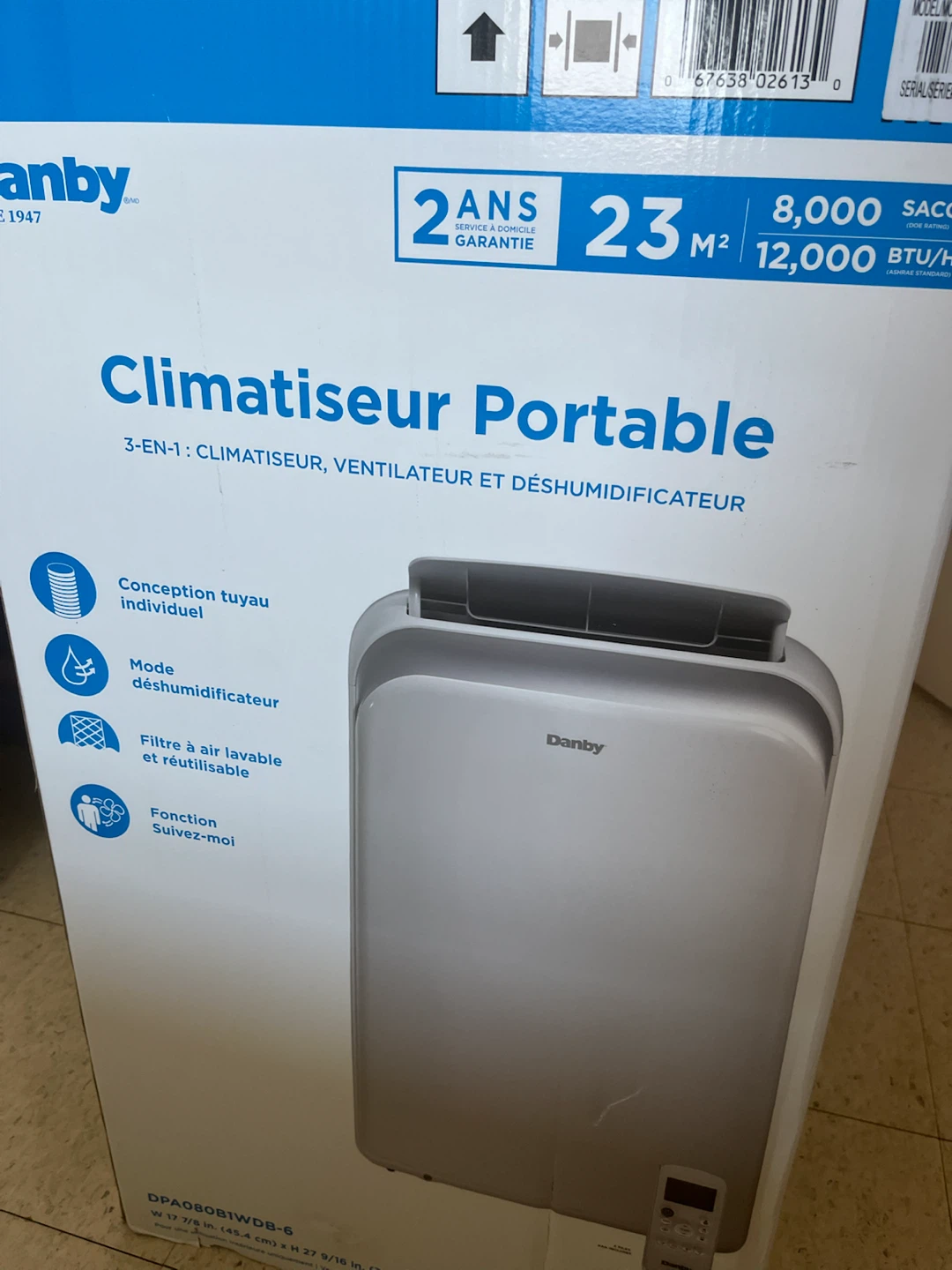Seadel Danby portable air conditioner