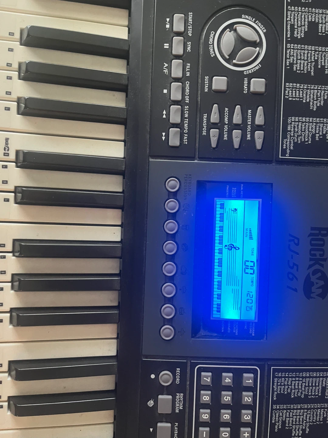 Rock Jam RJ-561 Electronic Keyboard - photo 2