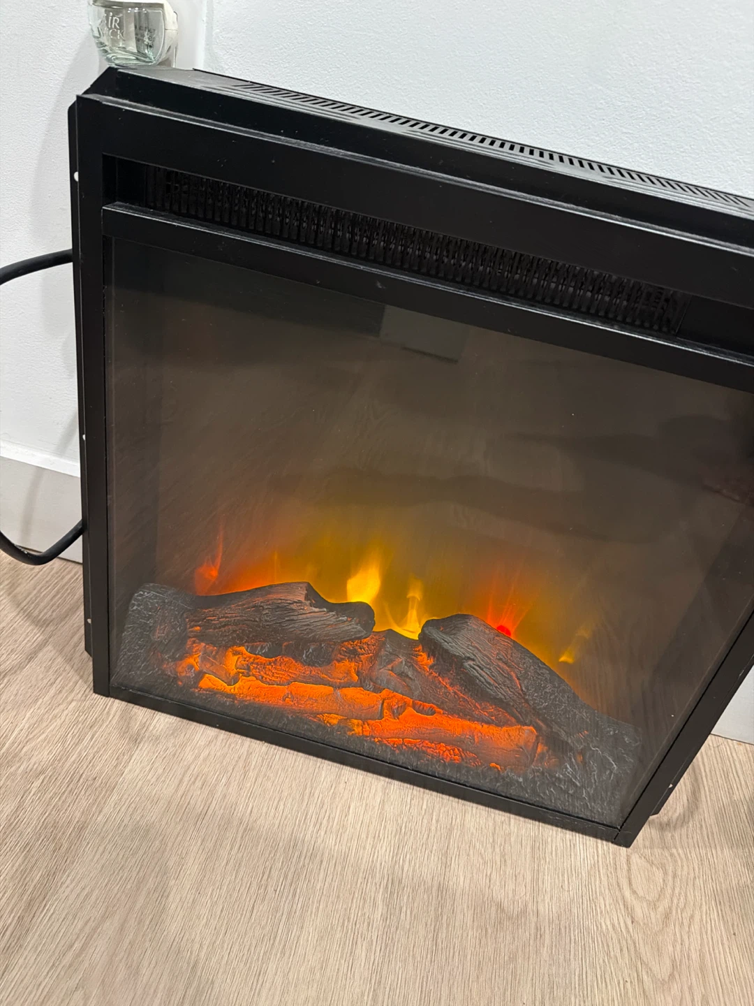 Electric Fireplace Insert with Flame Effect