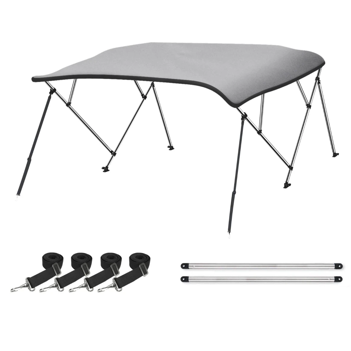 Naviskin Bimini Top For Boats, Light Grey