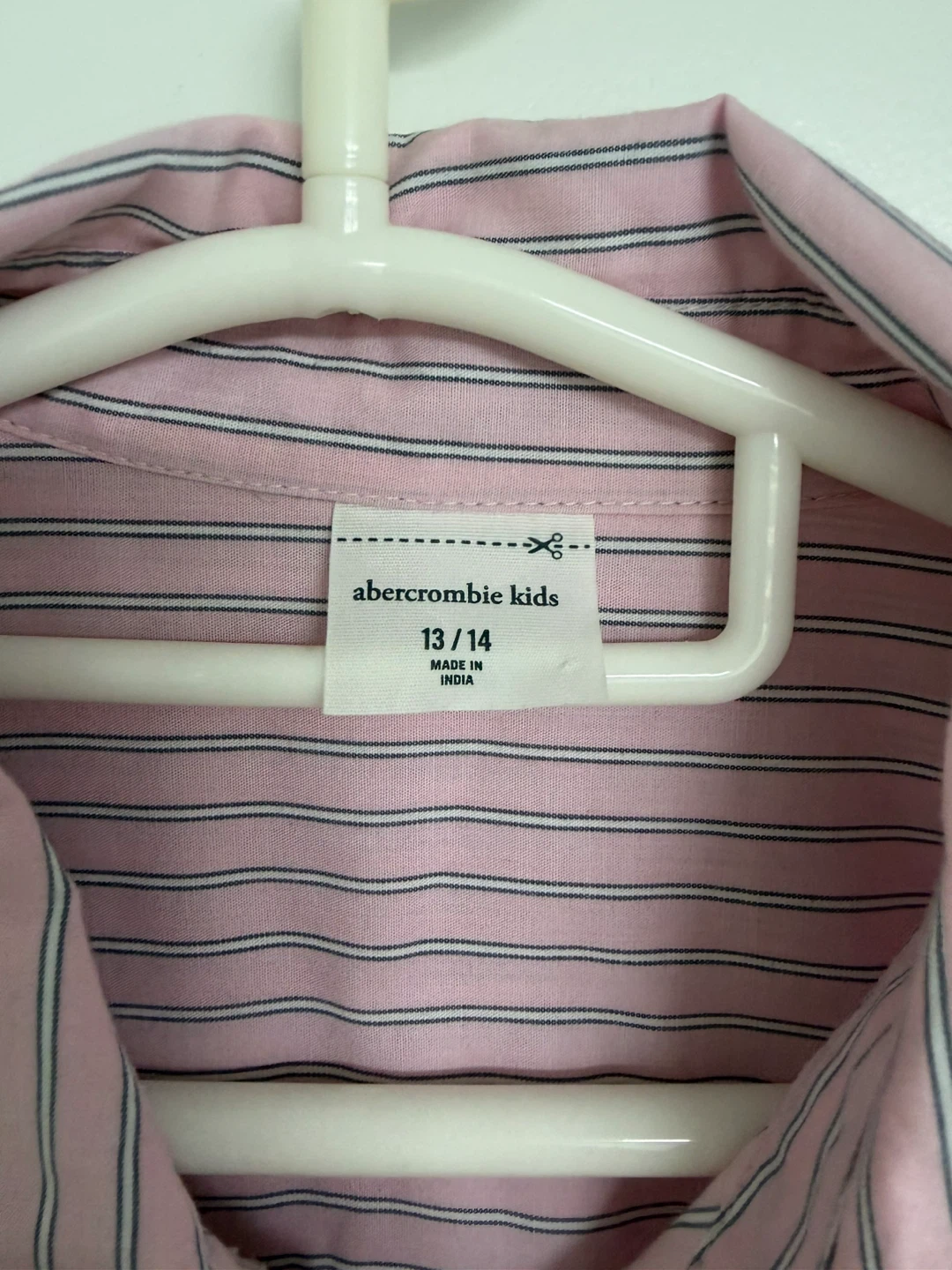 Abercrombie Kids Pink Striped Button-Up Shirt - photo 2