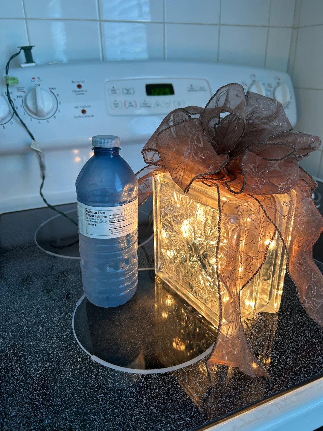 Light-Up Glass Block Decoration