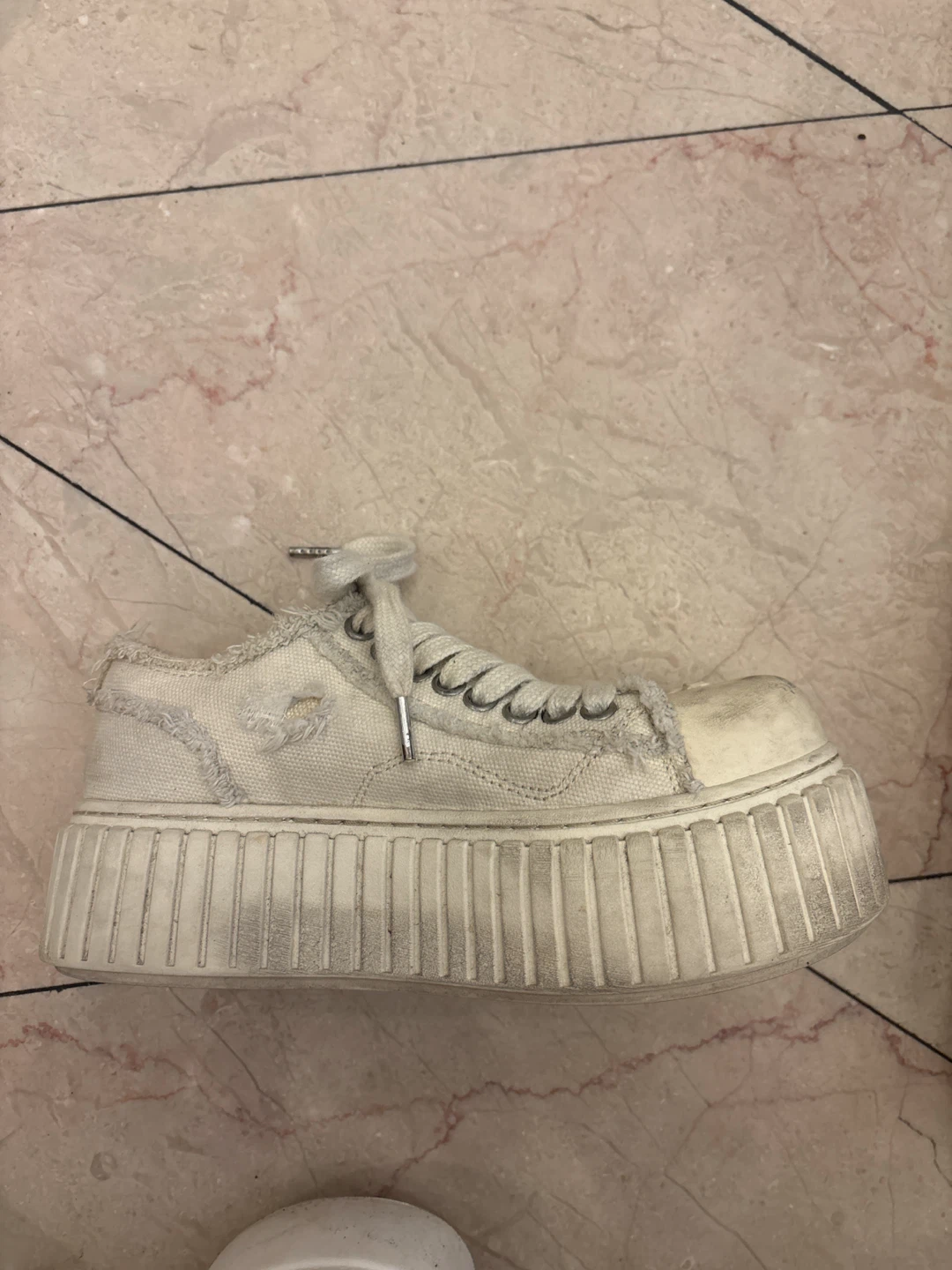 SMFK White Canvas Sneakers - photo 3