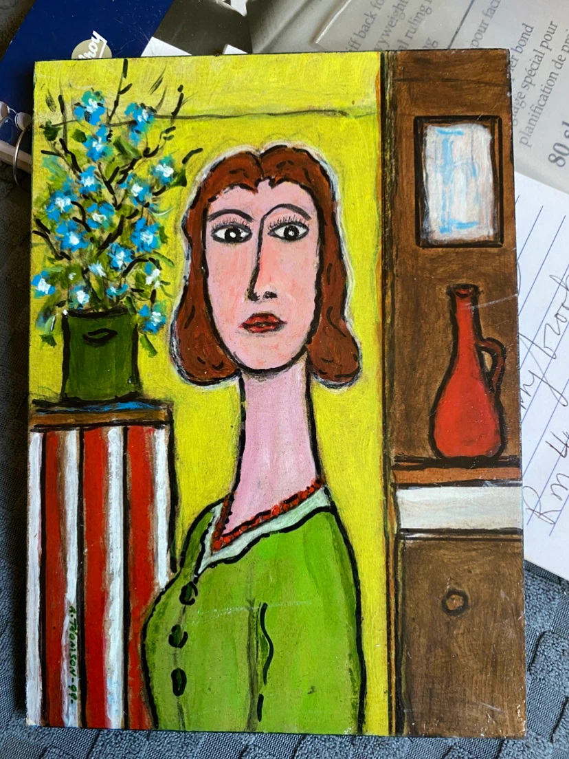 Acrylic Painting "Glenda in Kingston" by Richard Thomson
