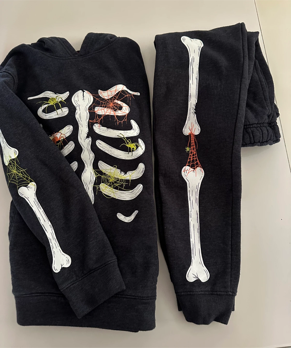 Cat & Jack Skeleton Hoodie and Pants Set
