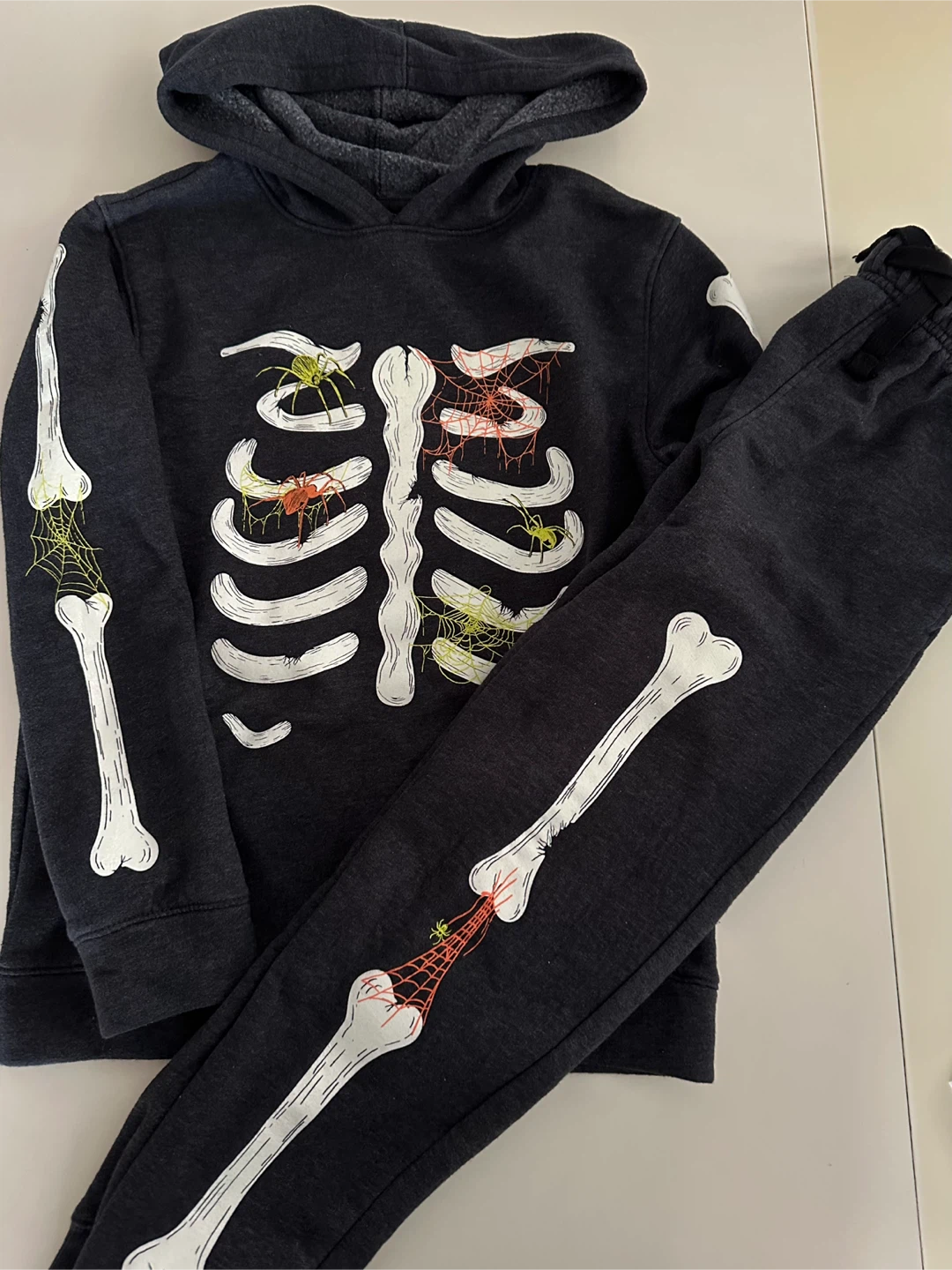 Cat & Jack Skeleton Hoodie and Pants Set - photo 3
