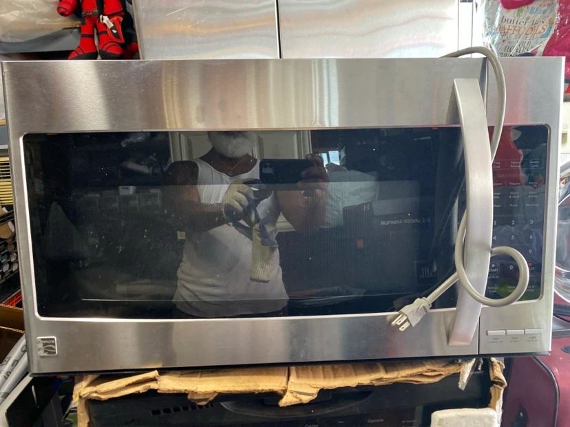 Kenmore Stainless Steel Microwave Oven - photo 3