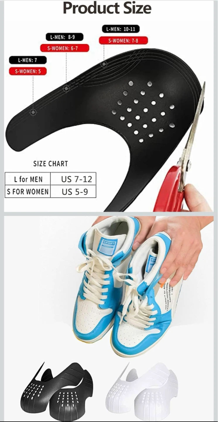 4 Pairs Shoe Crease Protectors for Women and Men - photo 2
