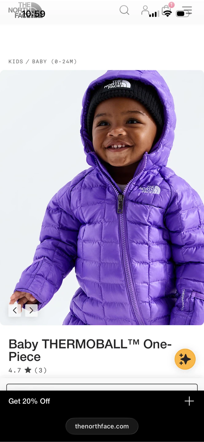 Northface baby winter jacket - photo 4