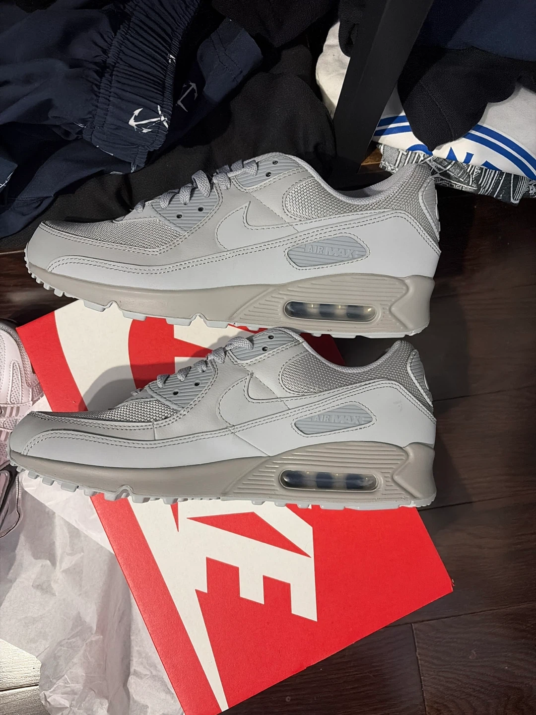 Nike Air Max 90 Grey Sneakers - photo 2