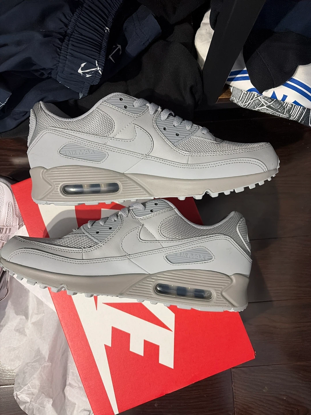 Nike Air Max 90 Grey Sneakers - photo 3