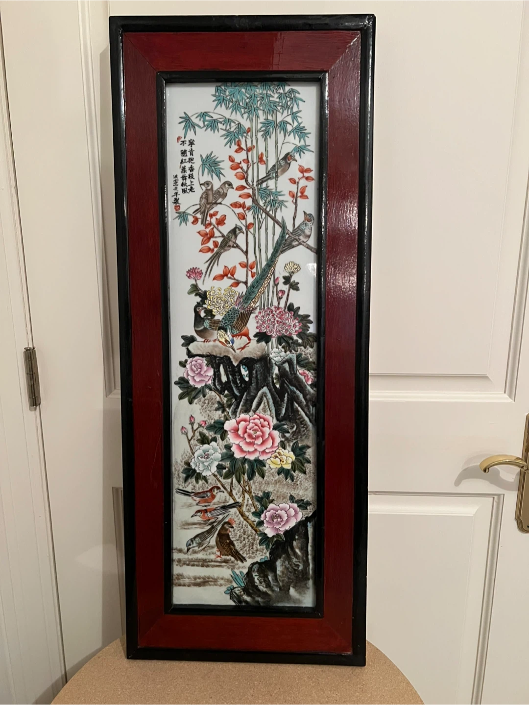 Vintage Porcelain Art Plaques set of 2 - photo 2