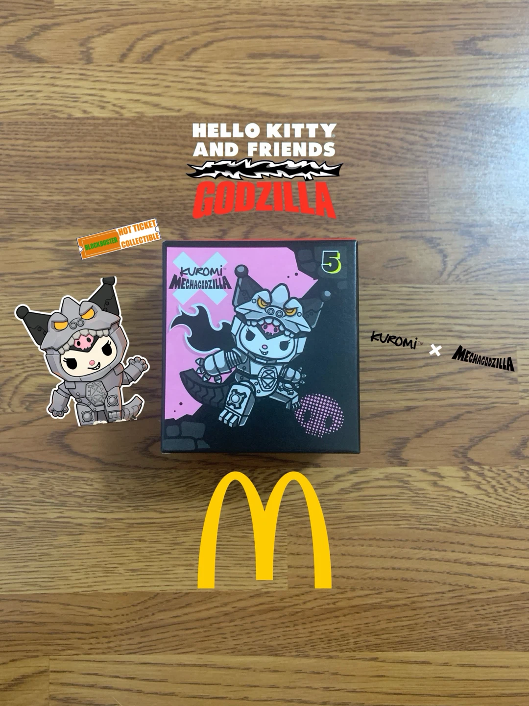 McDonald’s | Hello… Happy Meal Toy (Kuromi x Megagodzilla)