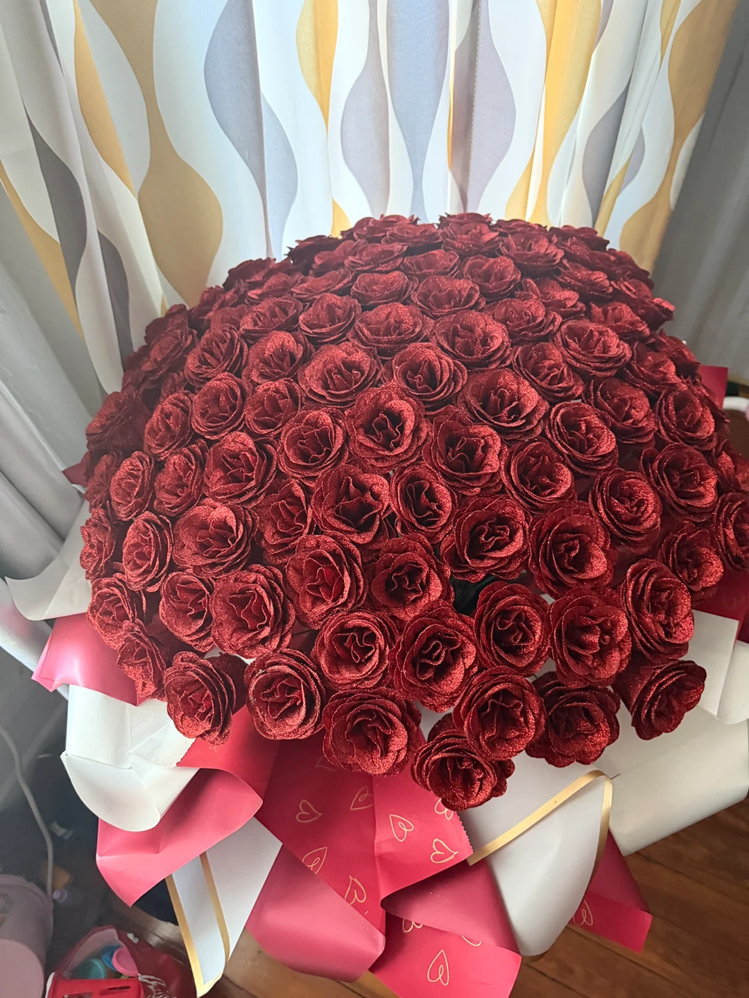Large Red Rose Bouquet - photo 3