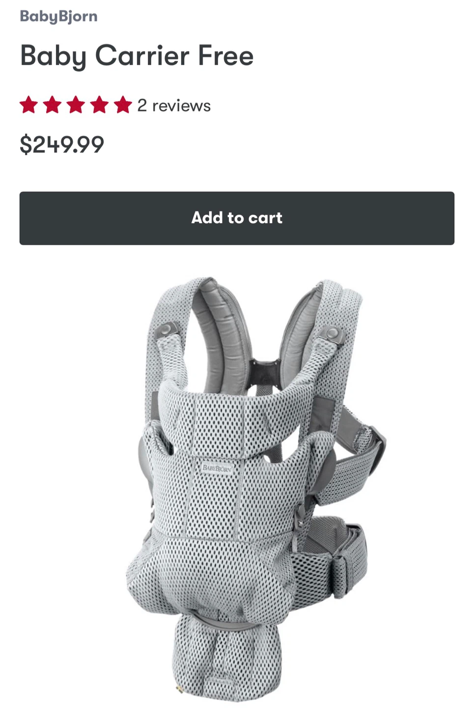 Baby Bjorn Carrier - photo 4