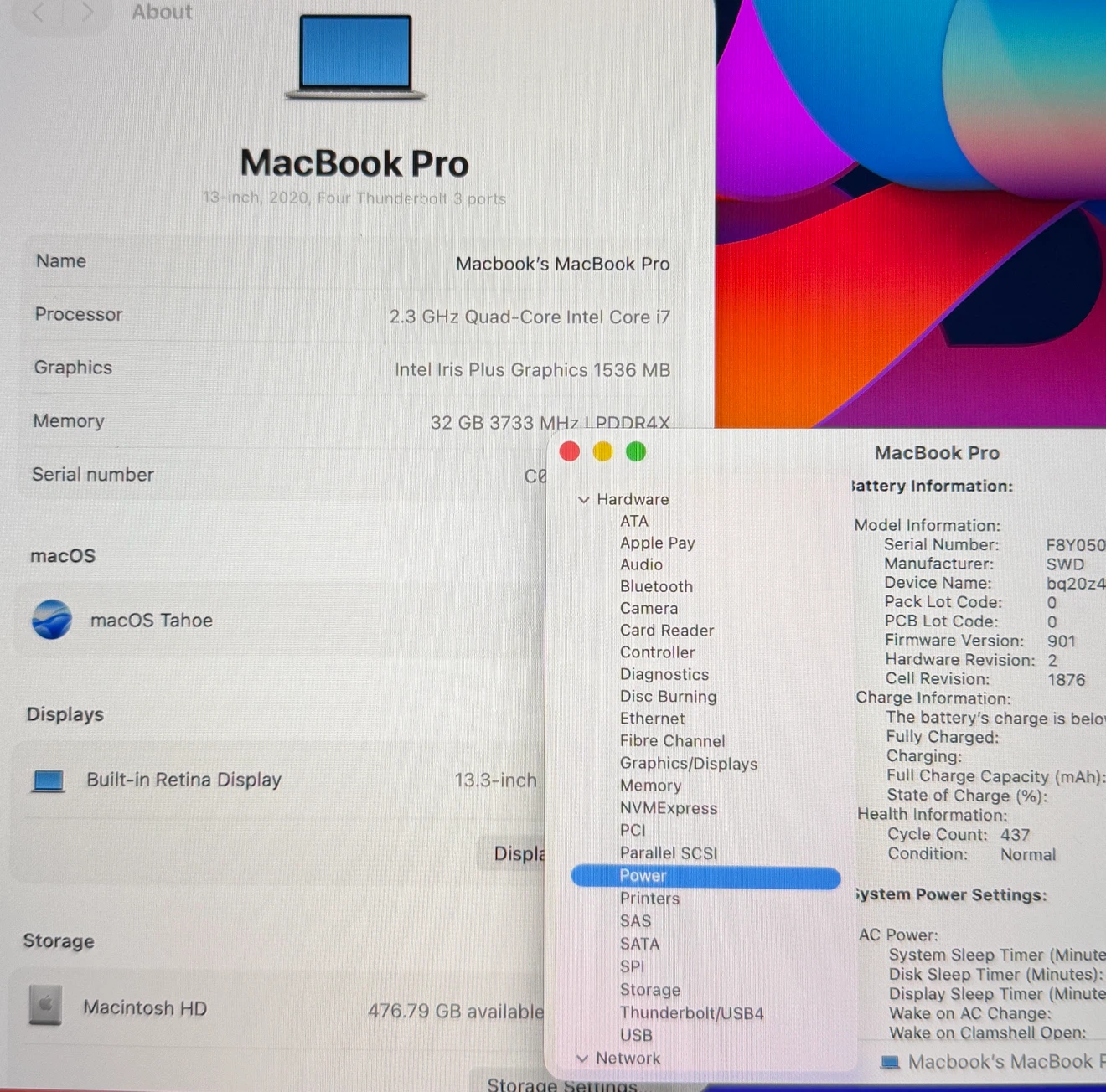 32GB RAM / i7 / Macbook Pro 2020, 13" / 512GB SSD - photo 4