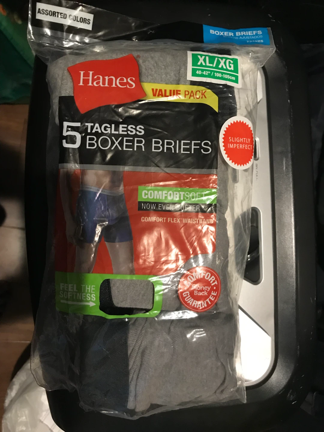 Two (2) Hanes Men's ComfortSoft Boxer Briefs, 5 Pack XL - photo 3