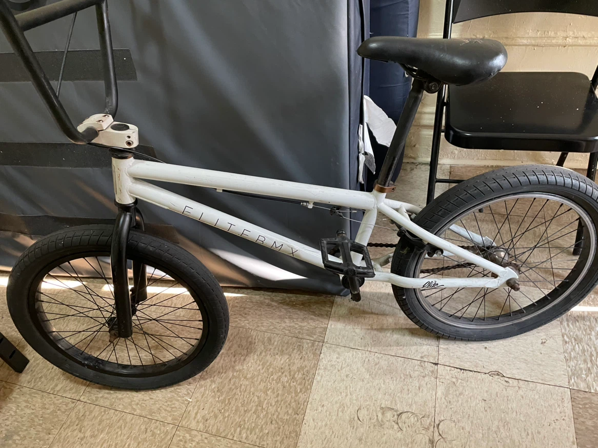White Elite BMX Bike