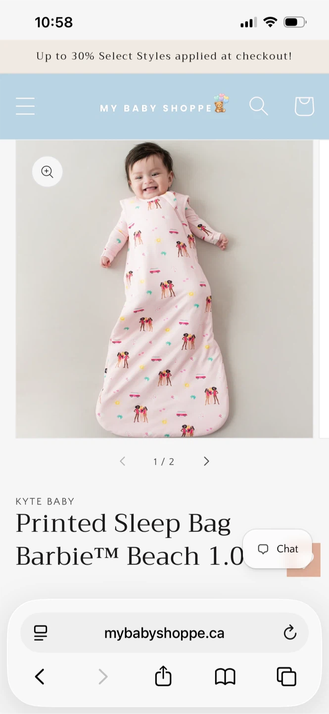 Kyte baby Barbie sleep sack - photo 2
