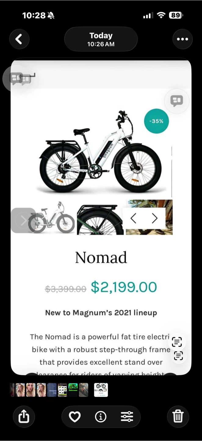 Nomad Fat Tire Electric Bike - photo 2
